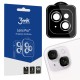 Srebrne szkło hartowane na obiektyw aparatu do Apple iPhone 15 - 3mk Lens Protection Pro