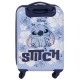 DISNEY Stitch Niebieska walizka w twardej obudowie, walizka na kółkach 54x35x20cm