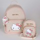 Hello Kitty Lniana saszetka, mała torebka z regulowanym paskiem, mini torebka 17x5x12 cm