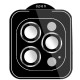 Srebrne szkło hartowane na obiektyw aparatu do Apple iPhone 15 Pro - 3mk Lens Protection Pro