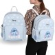 Disney Stitch Niebieski plecak damski, pojemny, plecak miejski 32x25x13cm