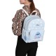 Disney Stitch Niebieski plecak damski, pojemny, plecak miejski 32x25x13cm