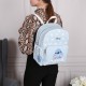 Disney Stitch Niebieski plecak damski, pojemny, plecak miejski 32x25x13cm
