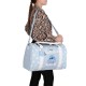 Disney Stitch Niebieska torba damski, podróżna, torba turystyczna, bagaż podręczny na zamek 44x18x26cm
