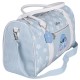 Disney Stitch Niebieska torba damski, podróżna, torba turystyczna, bagaż podręczny na zamek 44x18x26cm