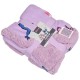 DISNEY Andzia Stitch Fioletowa narzuta/koc sherpa 120x150 cm