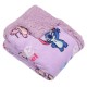 DISNEY Andzia Stitch Fioletowa narzuta/koc sherpa 120x150 cm