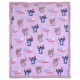 DISNEY Andzia Stitch Fioletowa narzuta/koc sherpa 120x150 cm