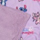 DISNEY Andzia Stitch Fioletowa narzuta/koc sherpa 120x150 cm