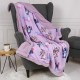 DISNEY Andzia Stitch Fioletowa narzuta/koc sherpa 120x150 cm