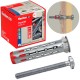 Fischer Kołki DuoHM 6 x 55 S PH TX, śruba z łbem soczewkowym, napęd TORX