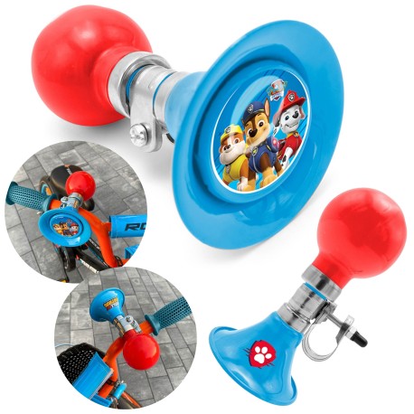 Paw Patrol TROMPETTE de bicyclette, KLAXON de bicyclette, COUINEUR, CLOCHE pour garçon