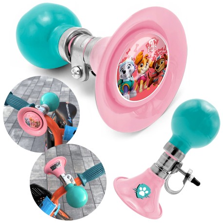 Paw Patrol TROMPETTE de bicyclette, KLAXON de bicyclette, COUINEUR, CLOCHE pour fille