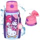 Hello Kitty Aluminiowa butelka termiczna, ustnik, bidon z paskiem na ramię, dla dziewczynki 600ml