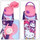 Hello Kitty Aluminiowa butelka termiczna, ustnik, bidon z paskiem na ramię, dla dziewczynki 600ml