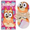 Bluey Bingo Ręcznik plażowy, kąpielowy dla dzieci 70x140 cm OEKO-TEX