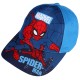 MARVEL SpiderMan Niebieska czapka z daszkiem dla chłopca, regulowana