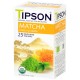 Tipson Matcha  - Organiczna herbata cytryna i miód w  saszetkach, NATURALNA, 25x1,5g