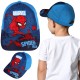 MARVEL SpiderMan Niebieska czapka z daszkiem dla chłopca, regulowana