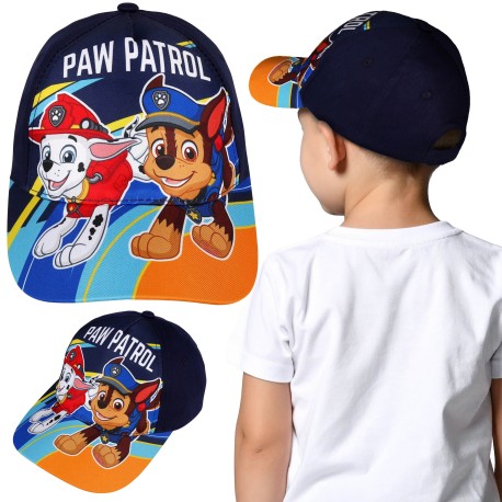 Psi Patrol Chase, Marshal Granatowa czapka z daszkiem dla chłopca, regulowana