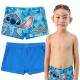 DISNEY Stitch Chłopięce kąpielówki, bokserki kąpielowe na basen, niebieskie