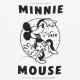 DISNEY Myszka Minnie Czarno-biała, damska piżama z krótkim rękawem, NA LATO dwuczęściowa, bawełniana