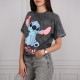DISNEY Stitch Bawełniany t-shirt dla dziewczynki, koszulka z krótkimi rękawami