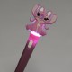 DISNEY Stitch 2x Długopis żelowy ŚWIECĄCY, długopis z figurką, niebieski tusz, szkolny