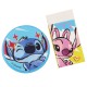 DISNEY Stitch Zestaw przyborów szkolnych: temperówka + gumka do mazania