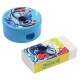DISNEY Stitch Zestaw przyborów szkolnych: temperówka + gumka do mazania