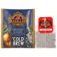 BASILUR Cold Brew - Owocowa herbata bezkofeinowa z aromatem granatu i borówki, herbata na zimno w saszetkach 20 x 2 g