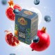 BASILUR Cold Brew - Owocowa herbata bezkofeinowa z aromatem granatu i borówki, herbata na zimno w saszetkach 20 x 2 g