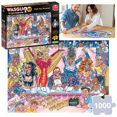 Jumbo Konkurs mody, puzzle 1000 elementów Wasgij Original 42
