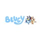 Bluey Bingo Niebieska, dziewczęca sukienka na ramiączkach, bawełniana