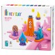 Hey Clay Bestie Masa plastyczna do zabawy + akcesoria, ciastolina, masa piankowa 15 kolorów