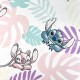DISNEY Stitch Prześcieradło dla dzieci z gumką, 100% bawełna, 90x200cm+25cm, OEKO-TEX