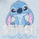 DISNEY Stitch Niebieska portmonetka zapinan na zamek, saszetka na drobiazgi