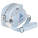 DISNEY Stitch Niebieska torebka damska z regulowanym paskiem, mała torebka 21x16x8cm