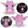 DISNEY Stitch ANDZIA GRANDE mascotte di peluche, peluche luminoso, orsacchiotto per bambini 24 cm