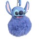 DISNEY Stitch Futrzany brelok do kluczy, karabińczyk, niebieski
