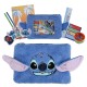 DISNEY Stitch Zestaw przyborów szkolnych, piórnik + akcesoria piśmiennicze