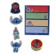 DISNEY Stitch Zestaw przyborów szkolnych, piórnik + akcesoria piśmiennicze