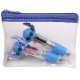 DISNEY Stitch 2x Wielokolorowy długopis automatyczny 4w1 + saszetka, szkolny
