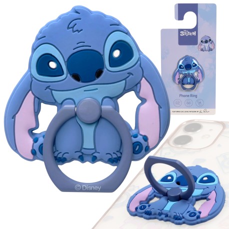 Disney Stitch Uchwyt do etui telefonu, uchwyt na palec, RING naklejany z podstawką