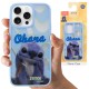 Disney Stitch Niebieskie Etui na telefon Apple Iphone 14 PRO MAX, case