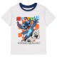 DISNEY Stitch Letnia piżama chłopięca, dwuczęściowa z krótkim rękawem 100% BAWEŁNA