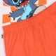 DISNEY Stitch Dwuczęściowa piżama chłopięca , biało- pomarańczowa letnia piżama