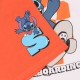 DISNEY Stitch Dwuczęściowa piżama chłopięca , biało- pomarańczowa letnia piżama