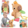 Pluszowa KAPIBARA, sensoryczna przytulanka dla niemowlaka 3+ Fisher-Price