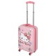 Hello Kitty Różowa walizka w twardej obudowie, walizka na kółkach 54x35x20cm